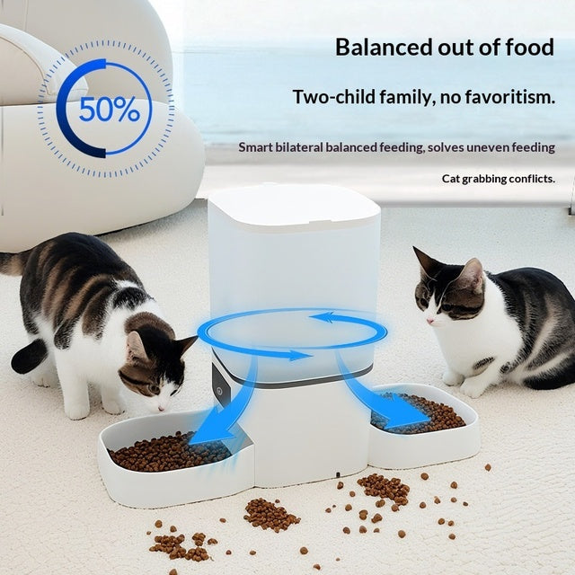 VisionFeeder� Smart 6L Automatic Pet Feeder with 1080P HD Camera & Dual Bowls