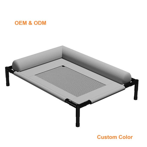 Elevated Mesh Cat Bed - Orange Frame