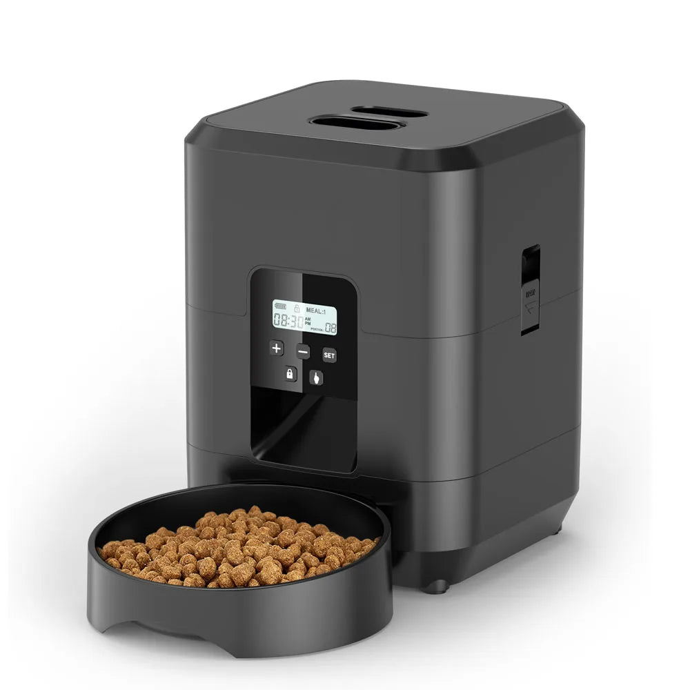 Smart Automatic Pet Feeder | Wi-Fi Enabled Cat & Dog Food Dispenser | Timed Quantitative Programmed Slow Feeder with App Control and Portion Control