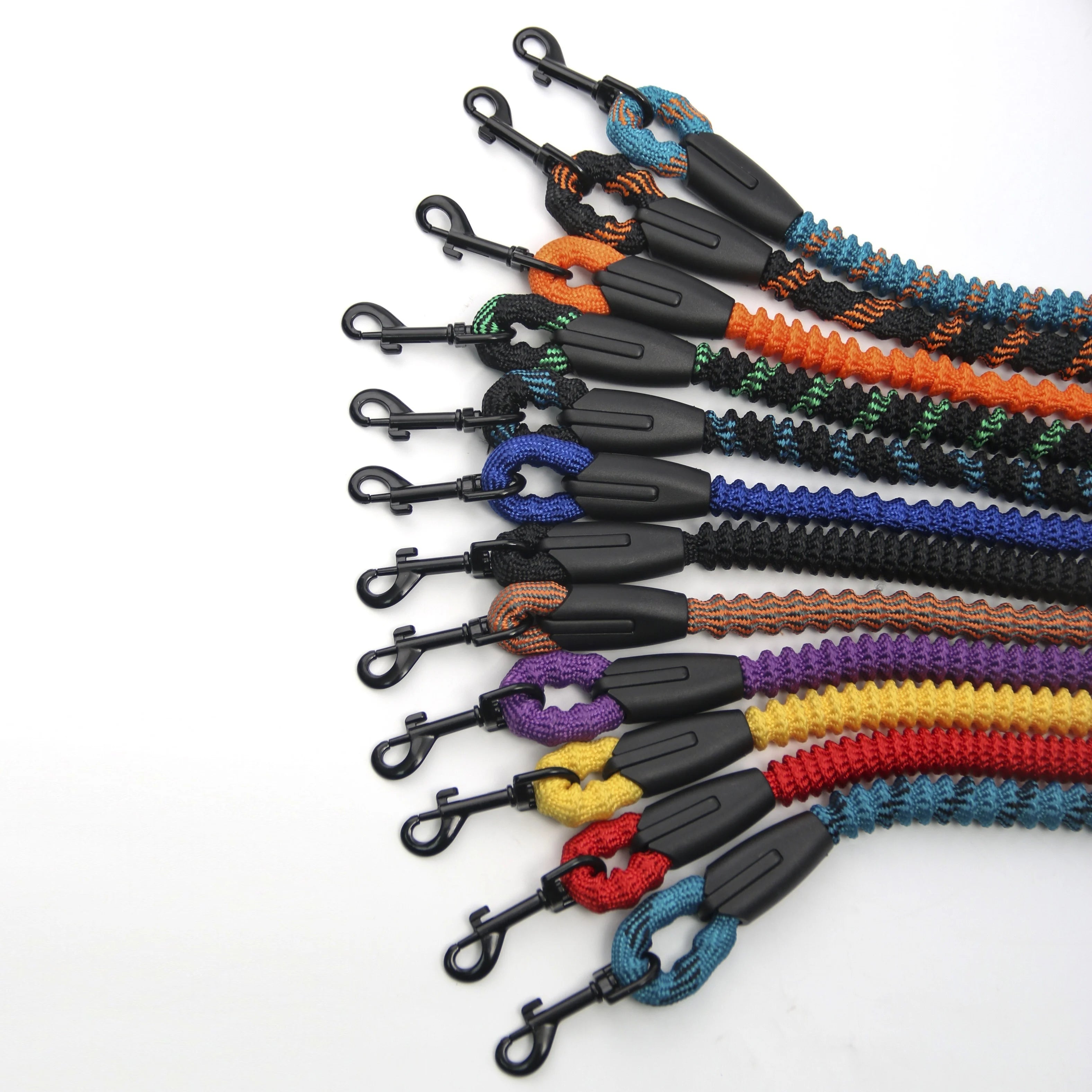 Ultra-Light Hollow Nylon Rope Dog Leash | Heavy-Duty No-Pull Shock Absorbing Training Lead | Durable Climbing Rope Traction Cord for Small Medium and Large Dogs