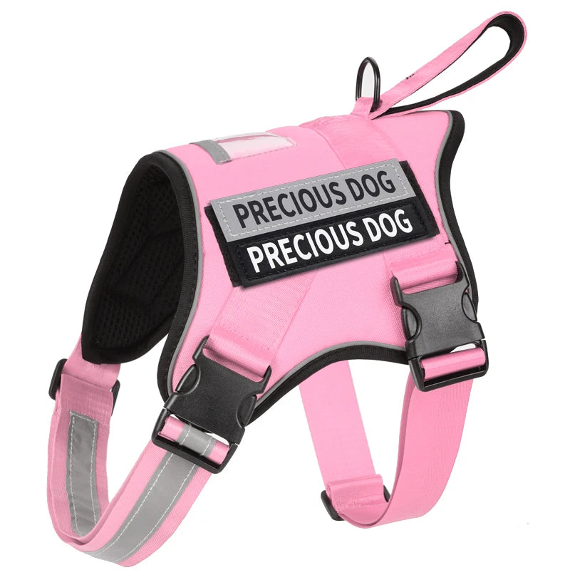 No-Pull Dog Harness with Top Control Handle | Reflective Adjustable Pet Vest for Training, Walking, and Running | Heavy-Duty Comfort Padded Harness for Medium to Large Dogs
