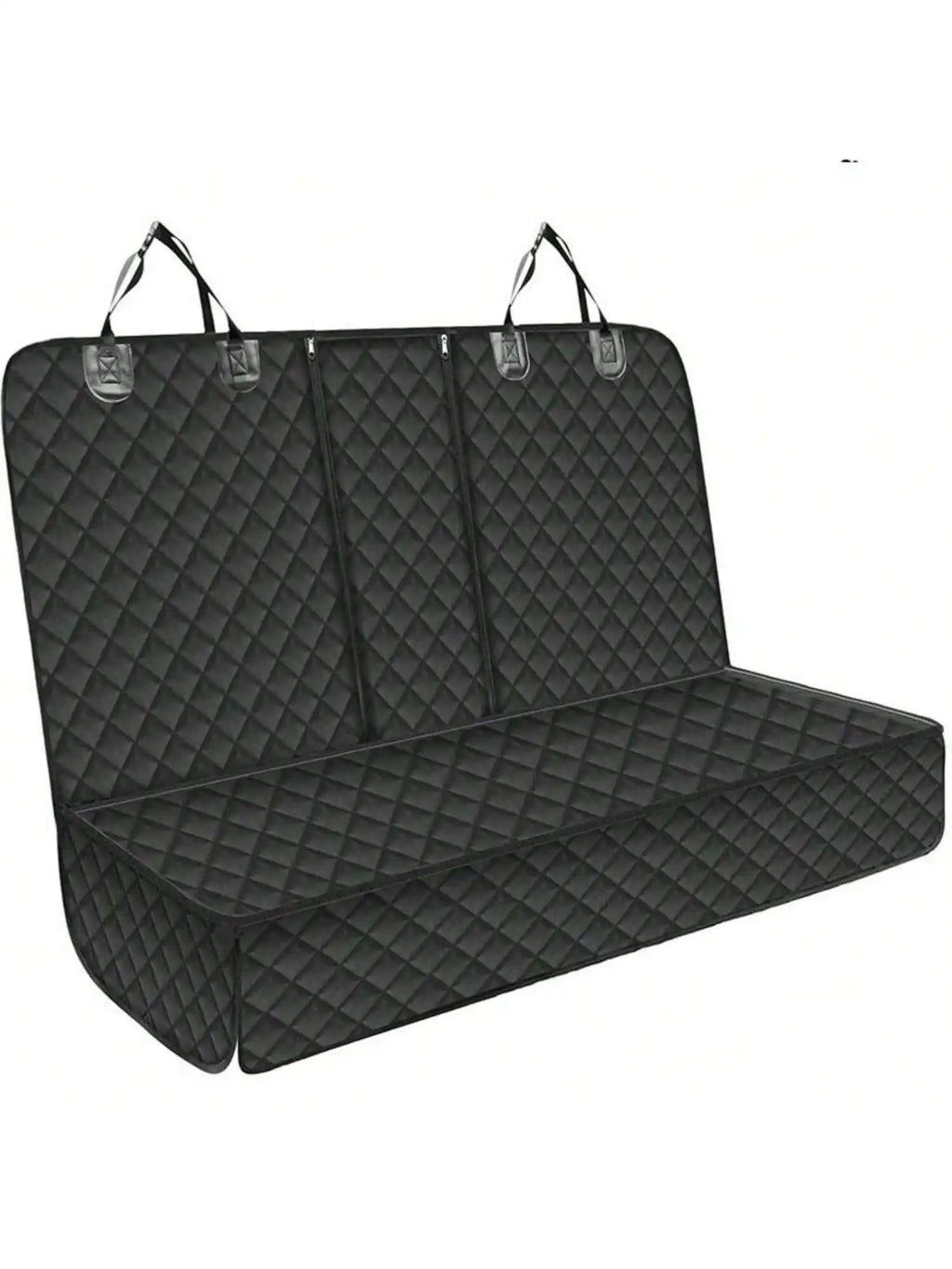 Dog Car Seat Cover | Waterproof Pet Travel Carrier Mattress Hammock | Heavy-Duty Back Seat Protector with Mesh Window for Cars, Trucks, and SUVs