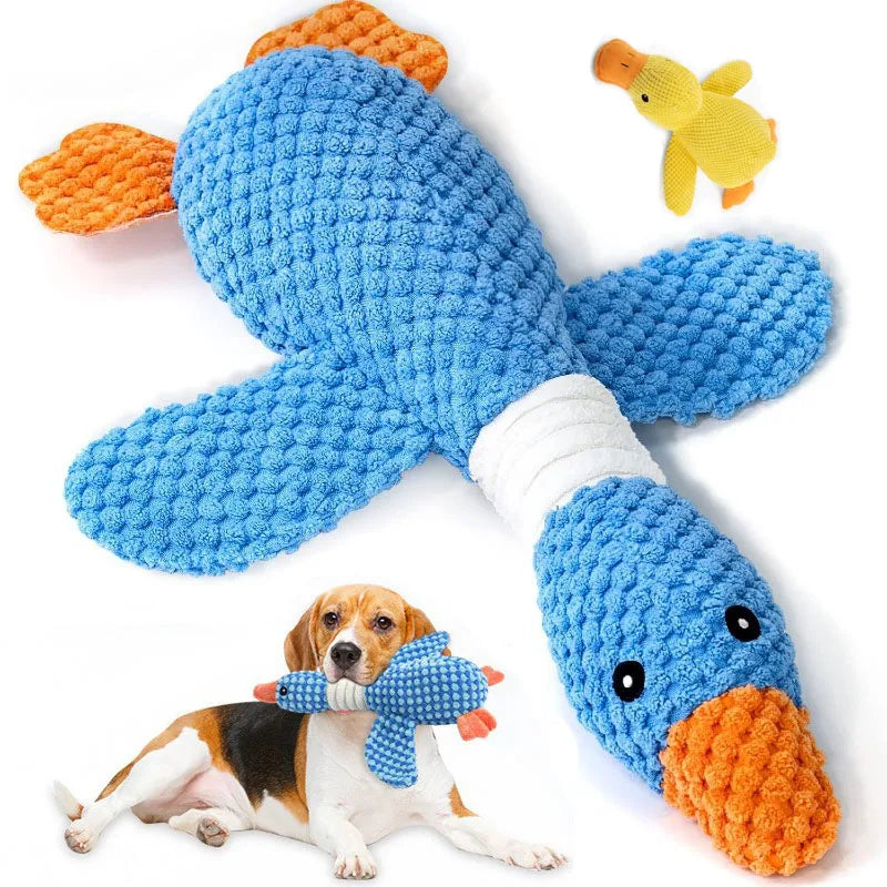Interactive Plush Squeaky Toy for Dogs & Cats