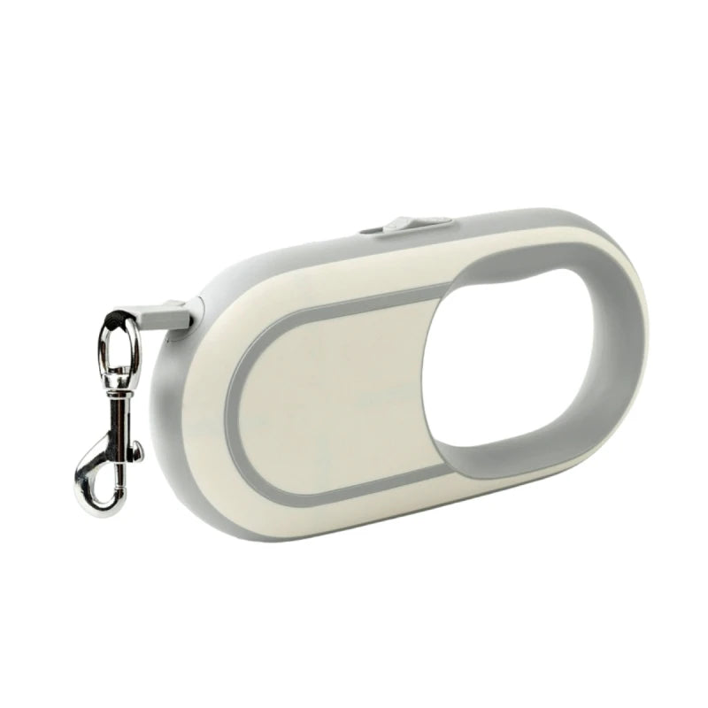 5M Automatic Retractable Dog Leash | Ultra-Compact Portable Pocket Travel Lead | Heavy-Duty Flexible Extension Nylon Traction Ribbon for Cats and Small Dogs
