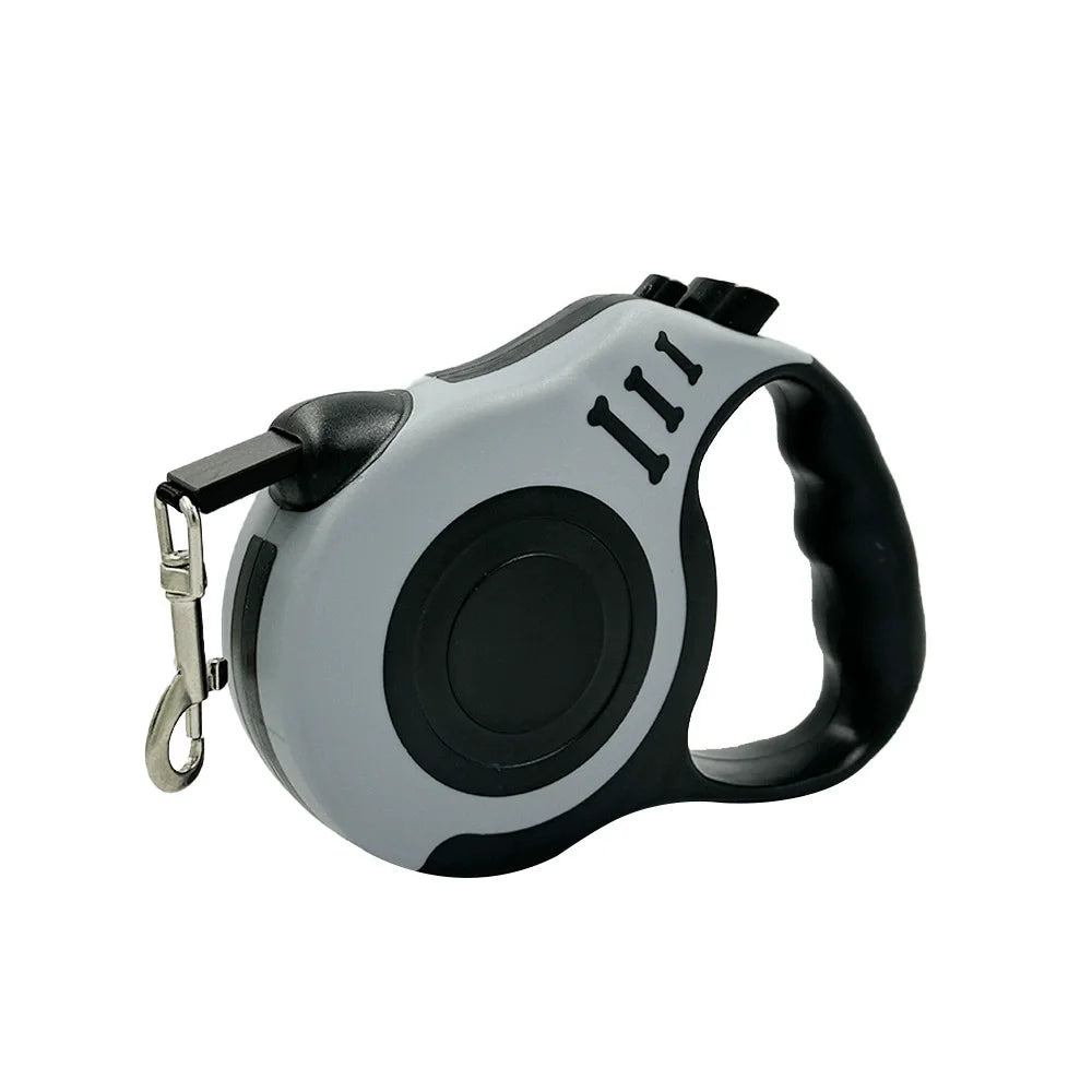 Automatic Retractable Dog Leash | Heavy-Duty Nylon Ribbon Extension Walking Lead | Portable Comfort Handle Traction Rope for Small to Medium Dogs