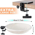 180° Rotating Cat Desk Bed Hammock – Ergonomic Under-Desk Clamp-On Pet Bed & Office Office Lounge