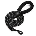 Heavy Duty Anti-Pull Bungee Dog Leash – Shock Absorbing Reflective Pet Leash with Soft Dual Handles