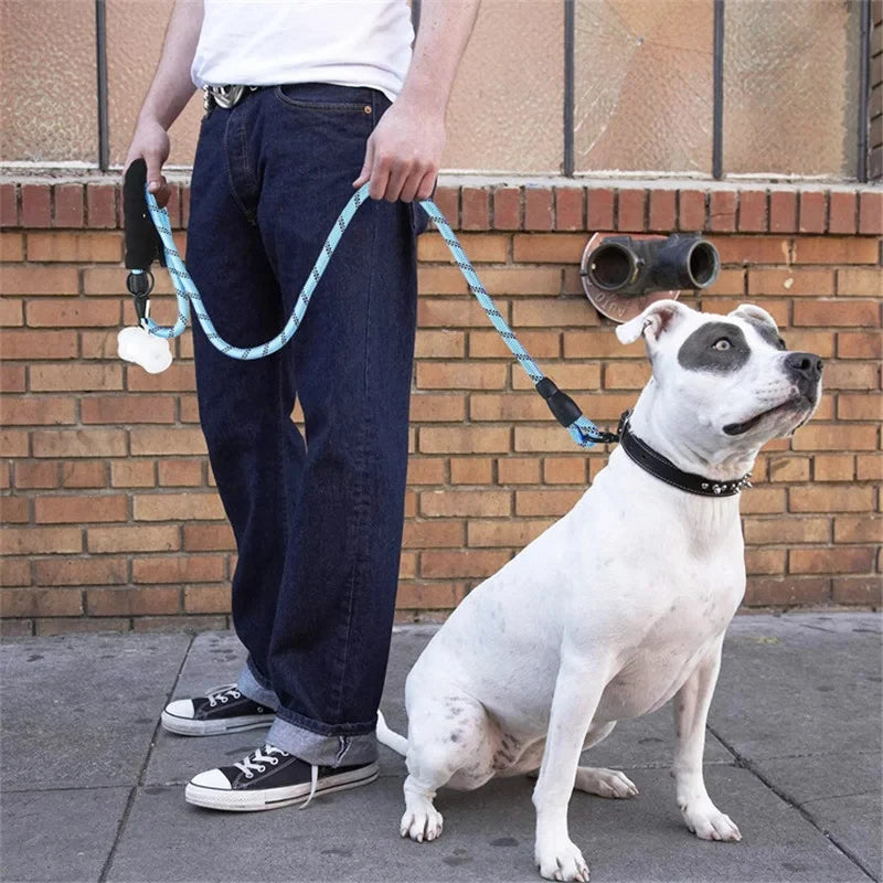 Heavy Duty Reflective Dog Leash with Soft Handle