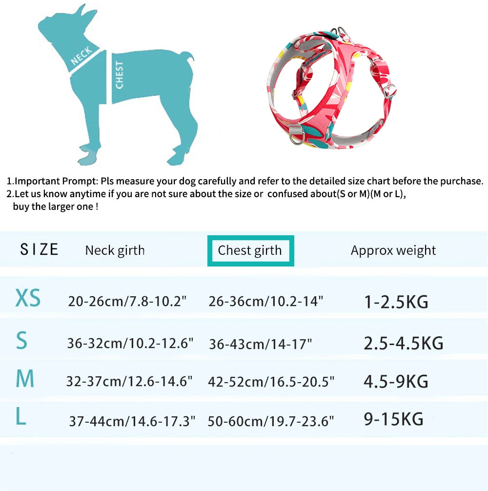 Adjustable Dog Harness & Leash Set
