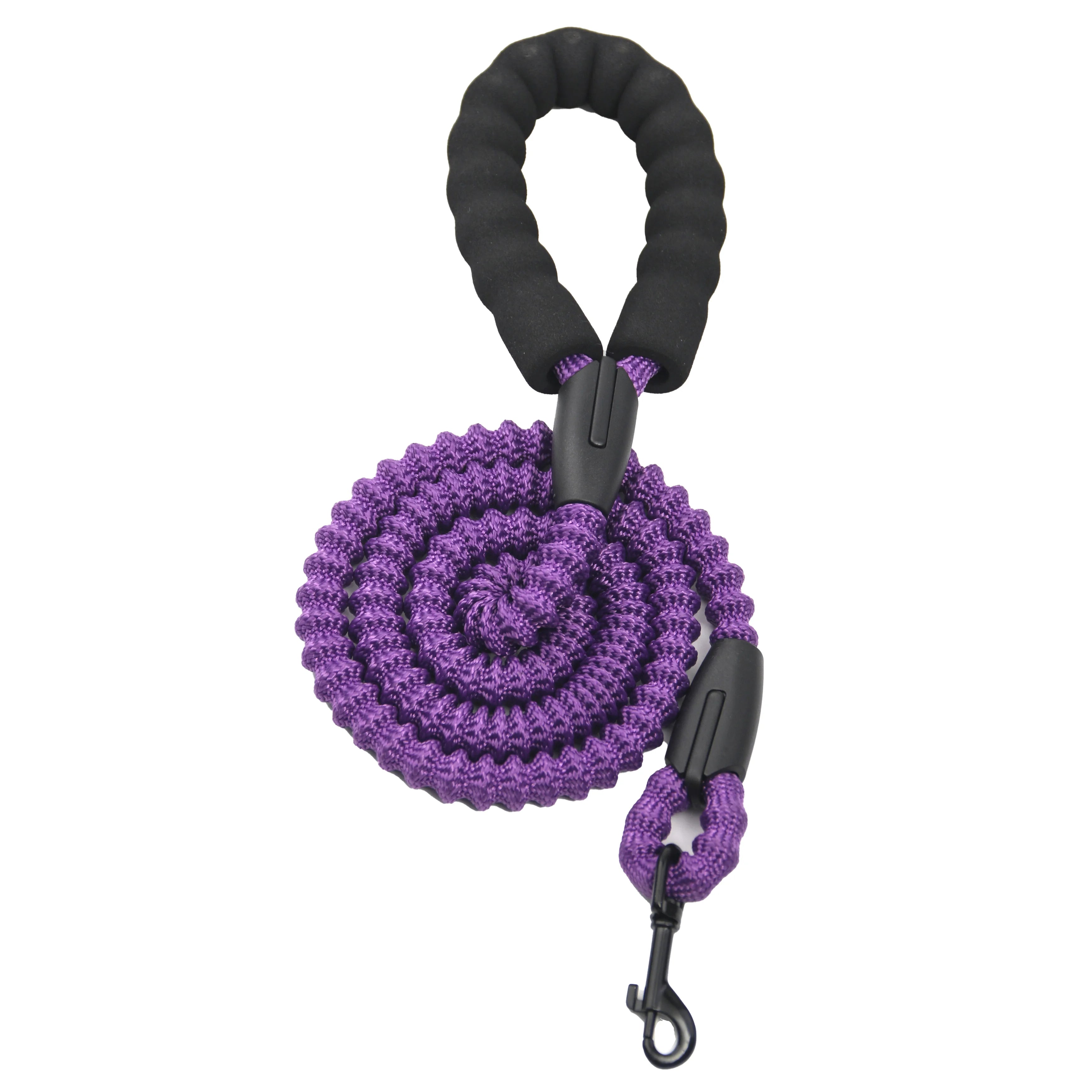 Ultra-Light Hollow Nylon Rope Dog Leash | Heavy-Duty No-Pull Shock Absorbing Training Lead | Durable Climbing Rope Traction Cord for Small Medium and Large Dogs