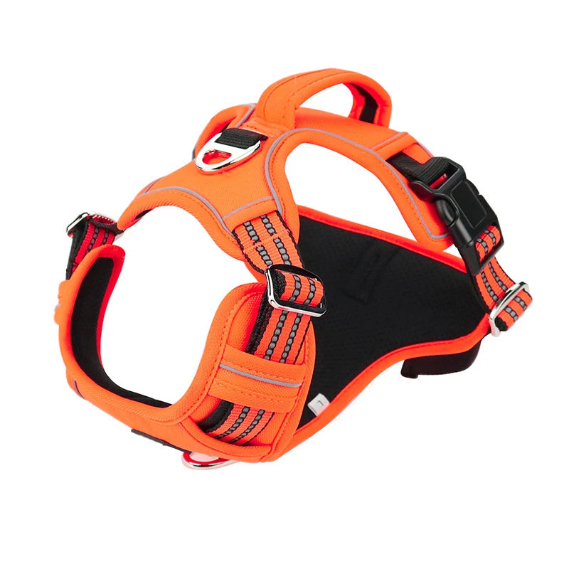 Benepaw No-Pull Dog Harness with Control Handle | No-Choke Reflective Pet Vest | Heavy-Duty Adjustable Outdoor Training Harness for Medium and Large Dogs