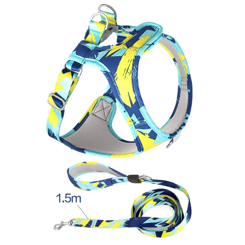 Adjustable Dog Harness & Leash Set