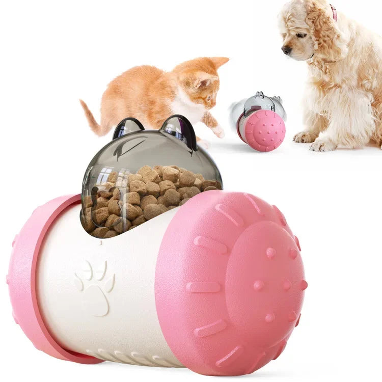 Interactive Treat-Dispensing Tumbler Dog Toy