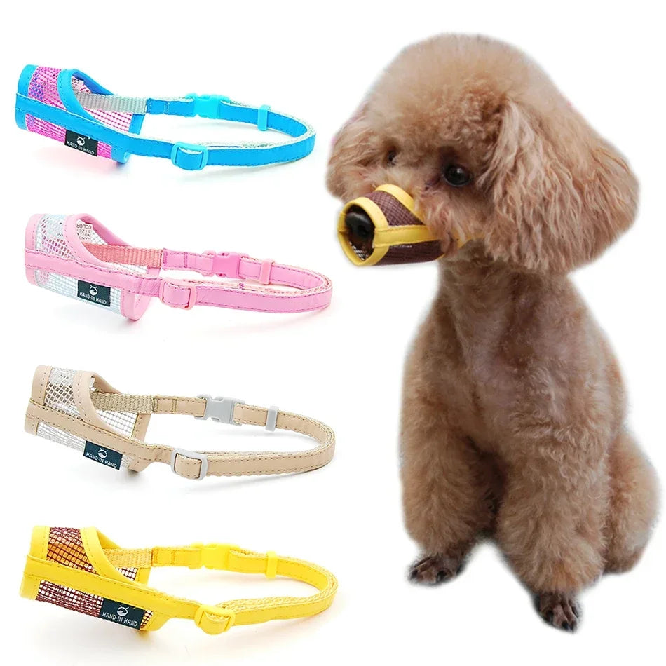 Silicone Duck Bill Dog Muzzle – Anti-Biting & Anti-Barking Soft Pet Mouth Cover for Puppies, Small & Medium Dogs