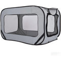 Foldable Pop-Up Pet Kennel | Portable Indoor Outdoor Dog Box & Playpen | Breathable Mesh Travel Cage and Car Seat Safe Fabric Training Crate for Cats and Dogs