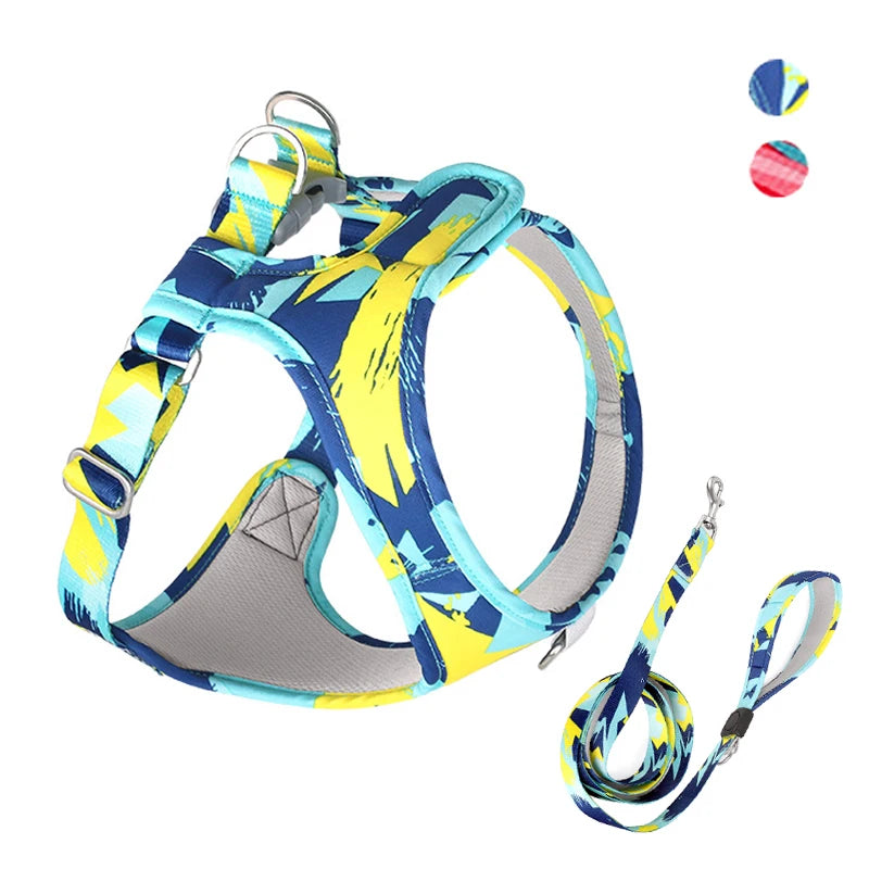 Adjustable Dog Harness & Leash Set