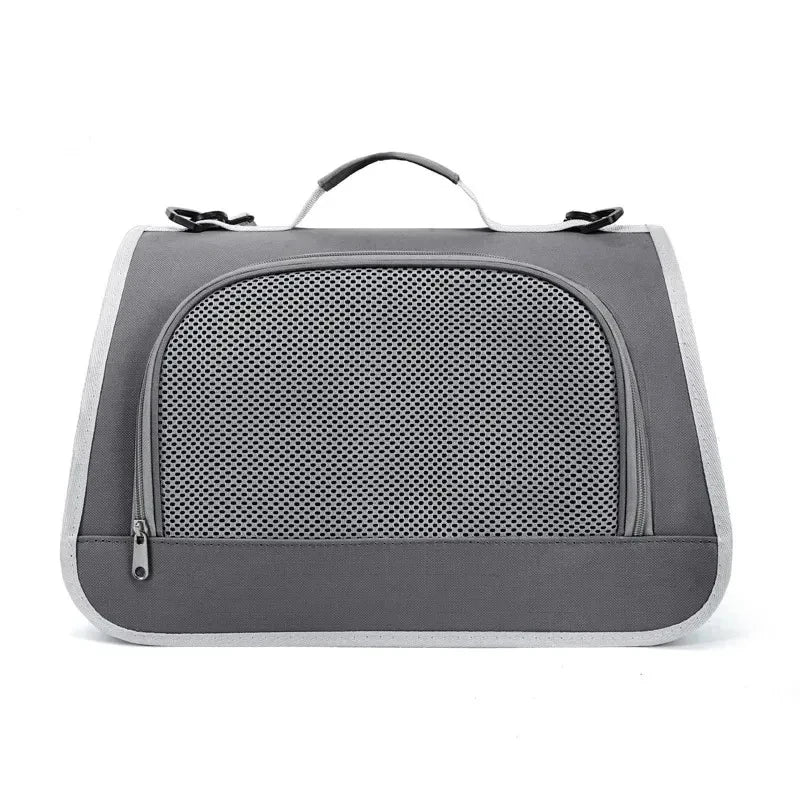 Pet Outing Portable Handbag | Summer Breathable Cat & Dog Carrier Bag | Travel Puppy & Kitten Single Shoulder Tote with Mesh Ventilation Panel
